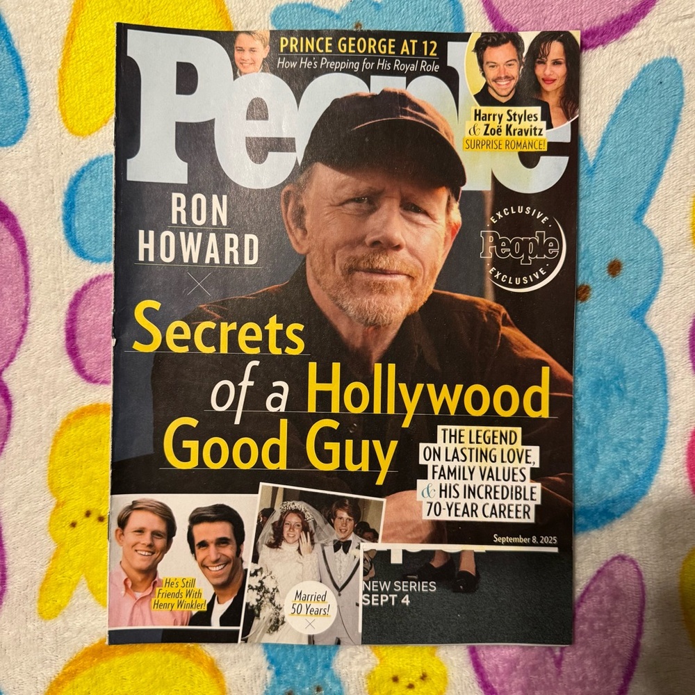 People‎ Magazine September 2025 Ron Howard Cover Kid Cudi Exclusive